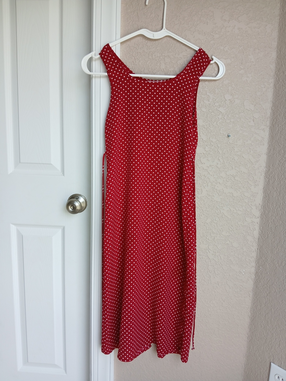 My Michelle Red Polka Dot Midi Dress